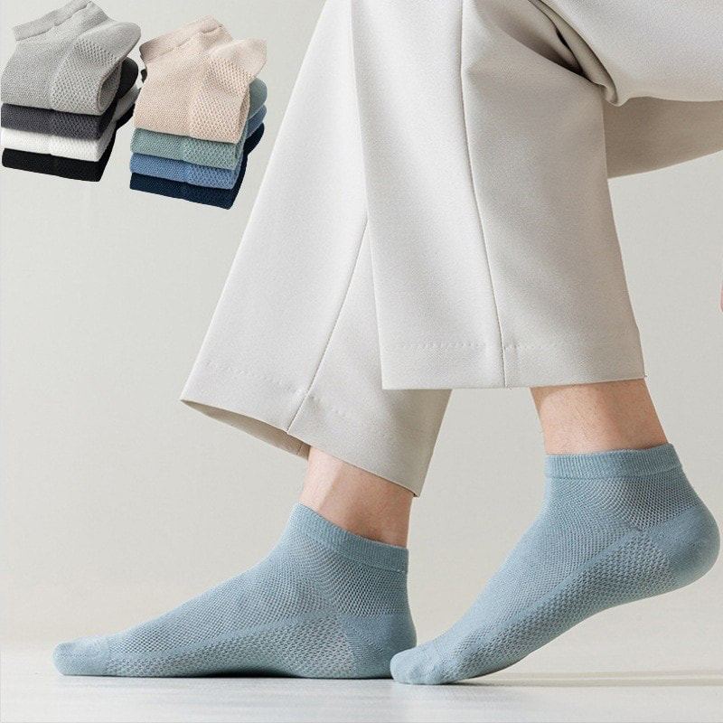 Baumwollnetz -Herren -Bootssocken