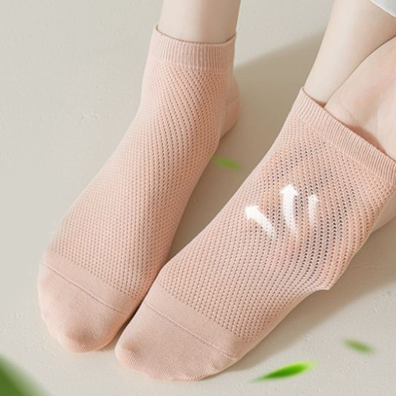 Lange Samt -Baumwollsocken für Frauen, atmungsaktive Kurzsocken von Maschen Lange Samt -Baumwollsocken für Frauen, atmungsaktive Kurzsocken von Maschen