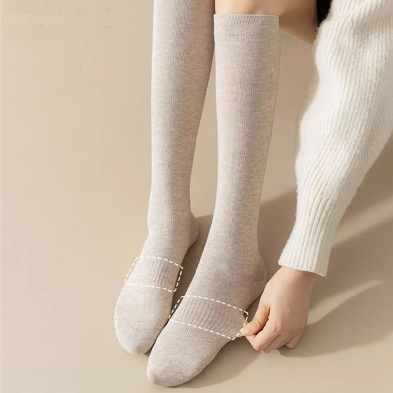 Kalbsocken, Kinder im Frühling und Herbst im japanischen Stil, halb geschnittene Druck, jk schlanke Beinsocken