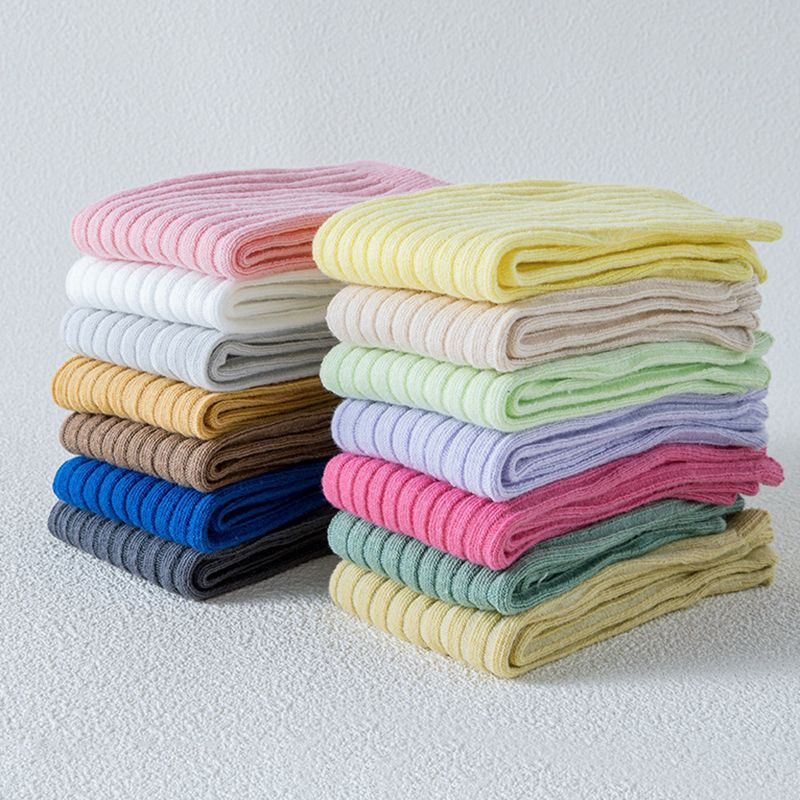 Kindersocken, Röhrchensocken, Kniesocken und Mädchen von Mädchen, bonbonfarbene, gerade Brett -Doppelnadelsocken Kindersocken, Röhrchensocken, Kniesocken und Mädchen von Mädchen, bonbonfarbene, gerade Brett -Doppelnadelsocken