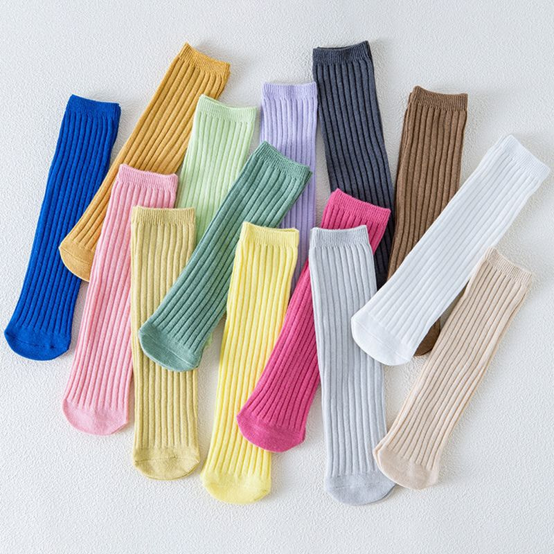 Kindersocken, Röhrchensocken, Kniesocken und Mädchen von Mädchen, bonbonfarbene, gerade Brett -Doppelnadelsocken Kindersocken, Röhrchensocken, Kniesocken und Mädchen von Mädchen, bonbonfarbene, gerade Brett -Doppelnadelsocken
